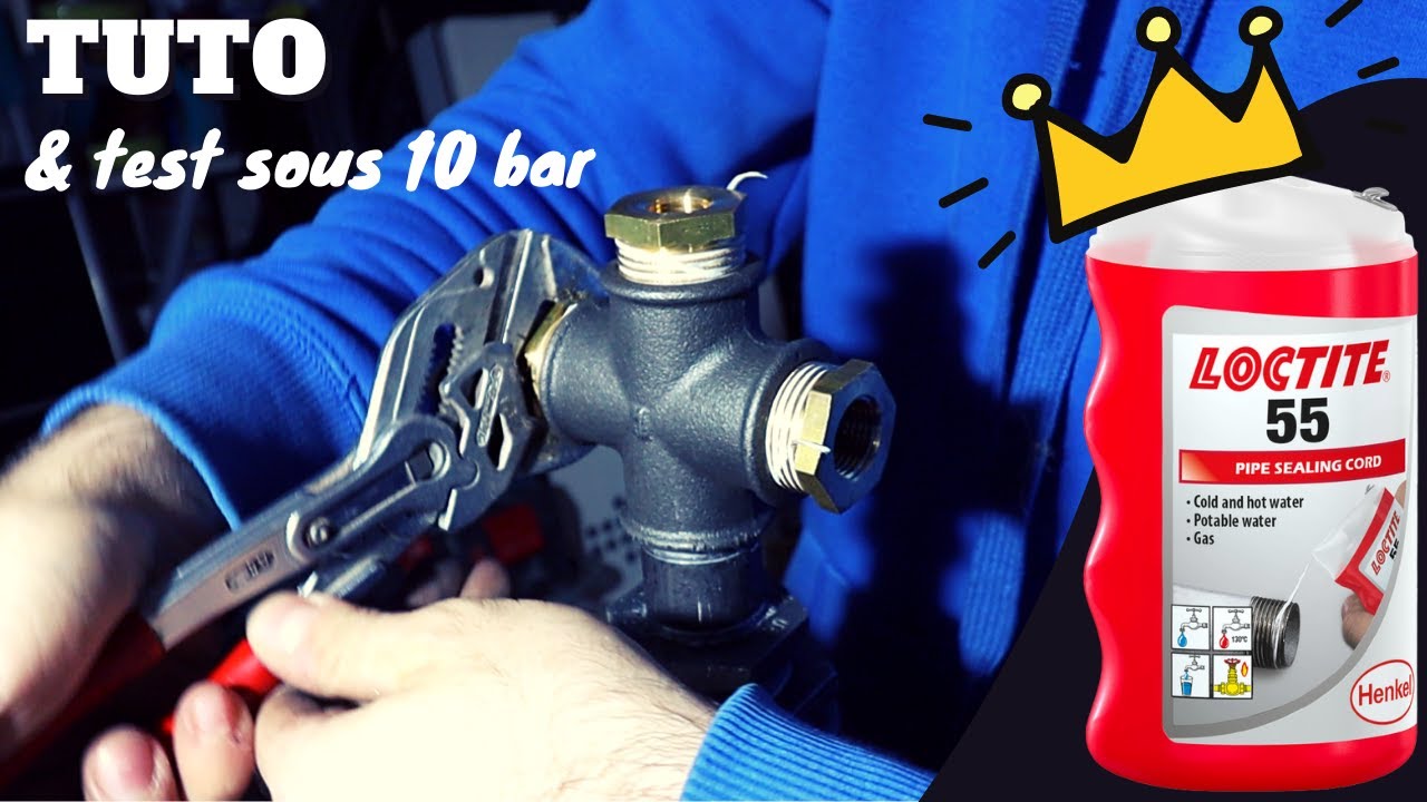 💧 La plomberie sans fuite avec Loctite55 !! Tuto COMPLET  #Henkel #Loctite