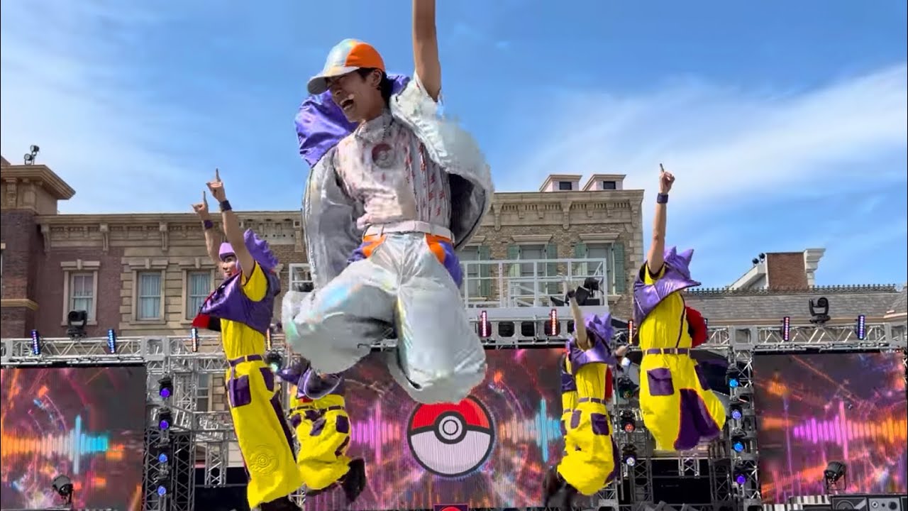 【真正面で【4K】撮影】2025 USJポケモンアンストッパブルハロウィーンパーティ〈🈶有料特別鑑賞エリアにて撮影〉2025年9月28日(日)11時35分