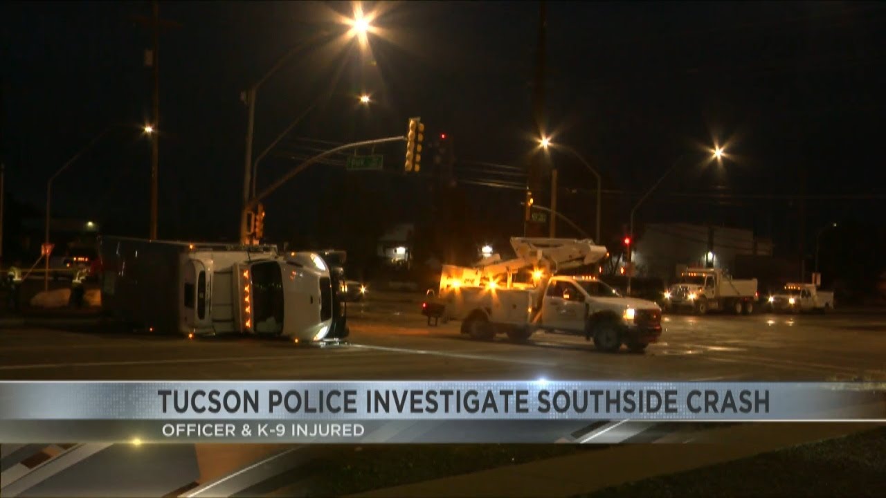 Tucson Police officer and K-9 recovering after southside crash