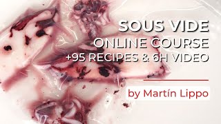 Sous-Vide and Vacuum - Online Course (+95 recipes & 6h video)