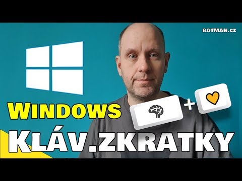 Video: Klávesové Zkratky Windows 10