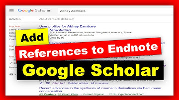 How to Import References into Endnote from Google Scholar