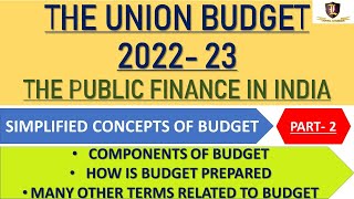 BUDGET PART 2- THE MAIN COMPONENTS OF BUDGET OR THE STRUCTURE OF BUDGET#structureofbudget