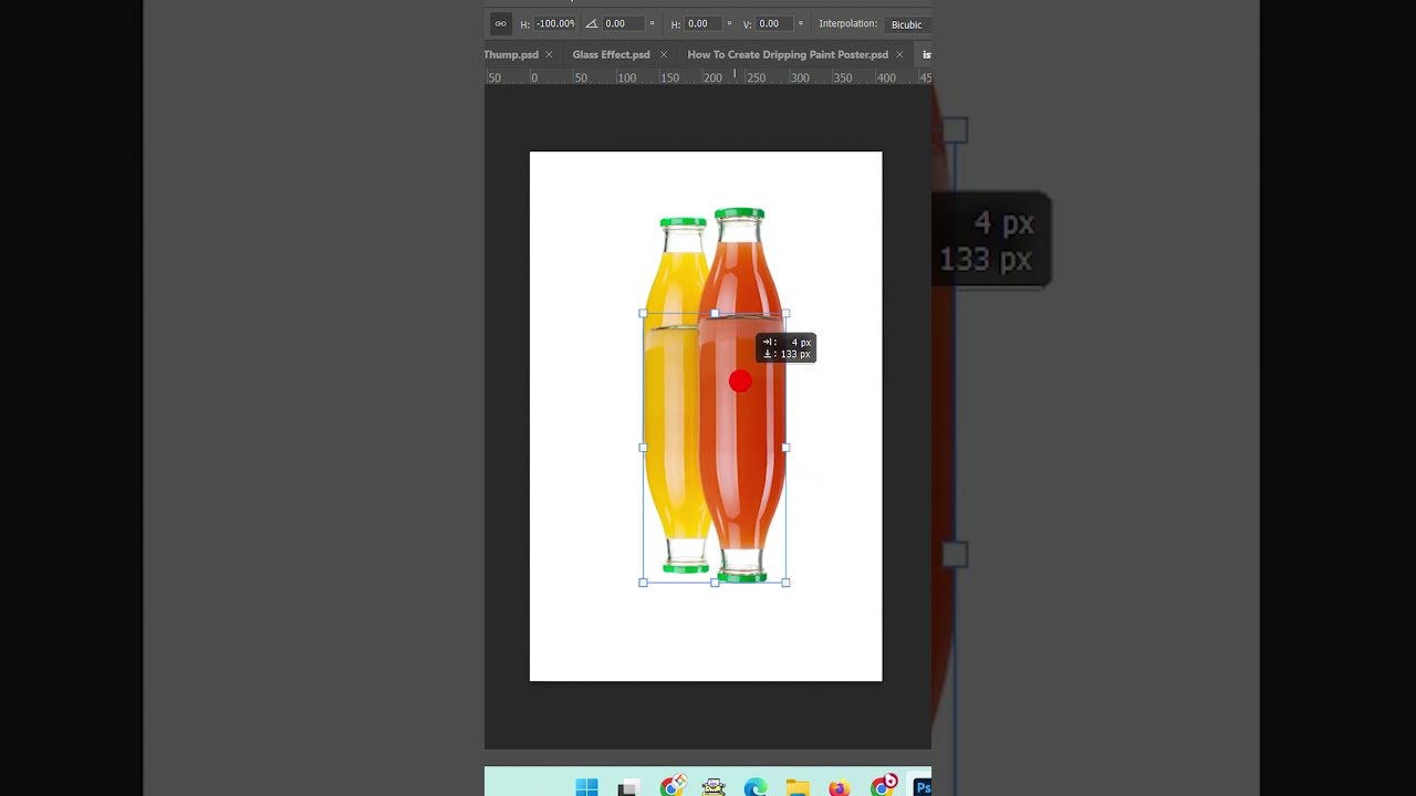 Create Realistic Bottle Reflection in  Photoshop | Photoshop 2022