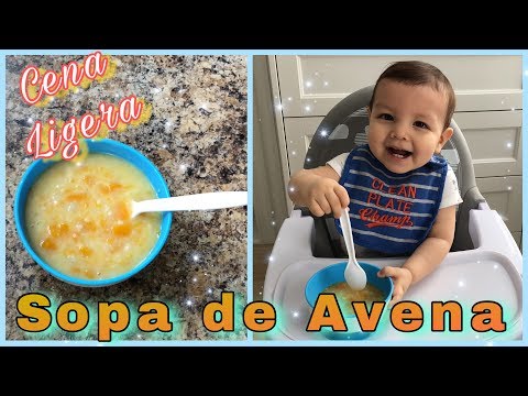 Video: Sopa De Avena Para Bebés De 9 A 12 Meses