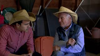 Baby Boomer lectures Millennial about hard work.