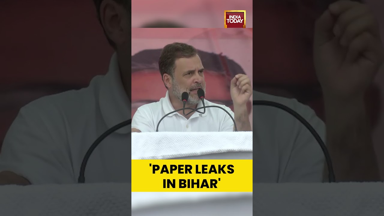 Paper Leaks In Bihar: Rahul Gandhi In Bihar | Bihar Elections 2025 | India Today