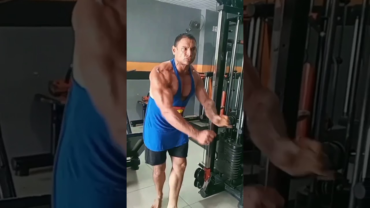 side triceps, most muscular, side chest, arnold