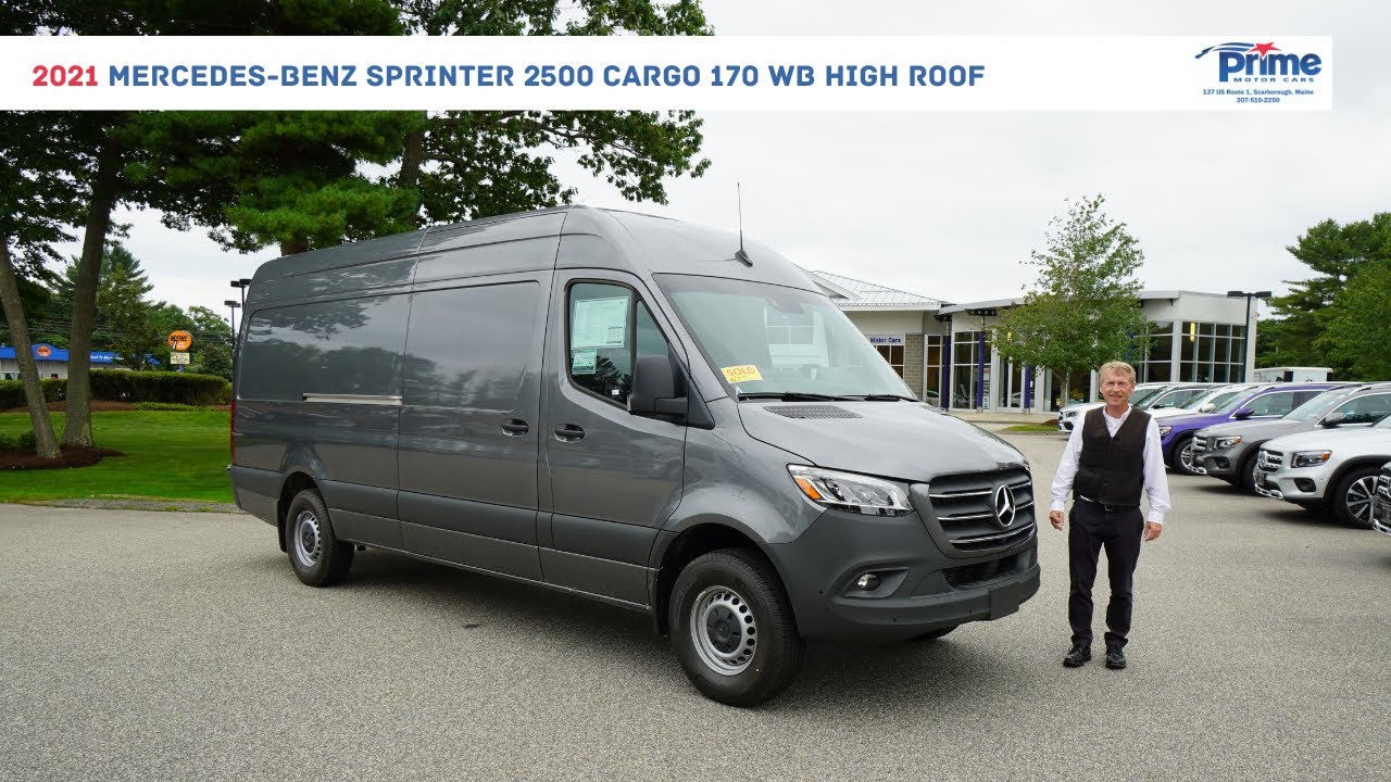 2021 Mercedes-Benz Sprinter 2500 Cargo 170 WB High Roof | Video Tour ...