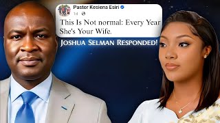  Joshua Selman's Response. The Controversial Marriage/Fornication With Lady Sandra Adreh.