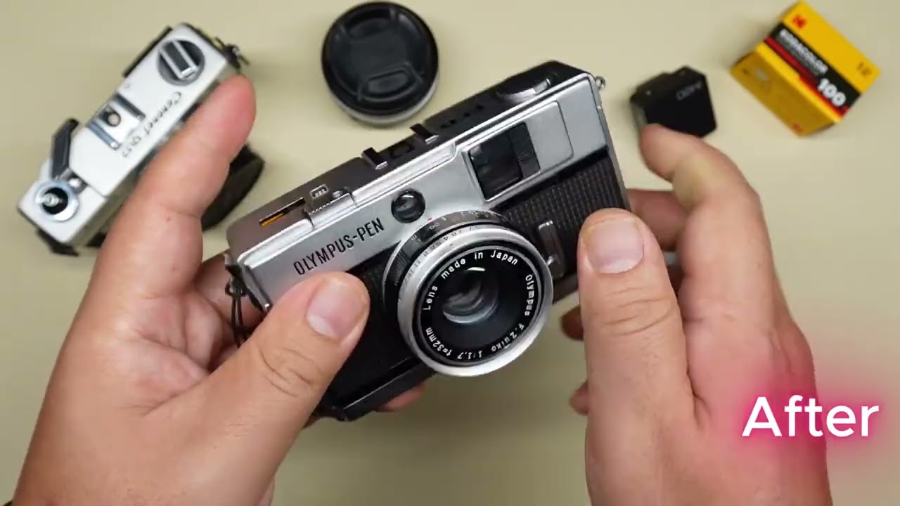 Service Olympus pen eed Canon QL17III Nikon 50mm F - YouTube