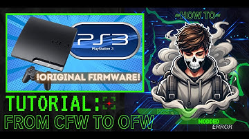 Going From CFW/HEN To OFW | PS3