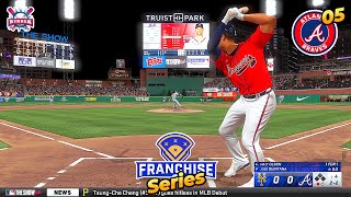 MLB The Show 24 Atlanta Braves vs New York Mets Serie - Franchise Mode #5 - Gameplay PS5 60fps HD