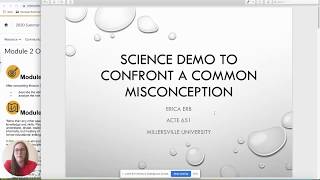 Module 2 Science Demo to Confront A Common Misconception - Heat vs. Temperature