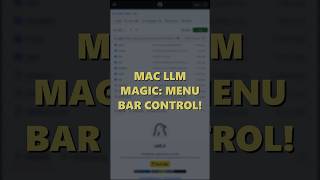 Run LLMs Faster on Your Mac! ⚡ #shorts