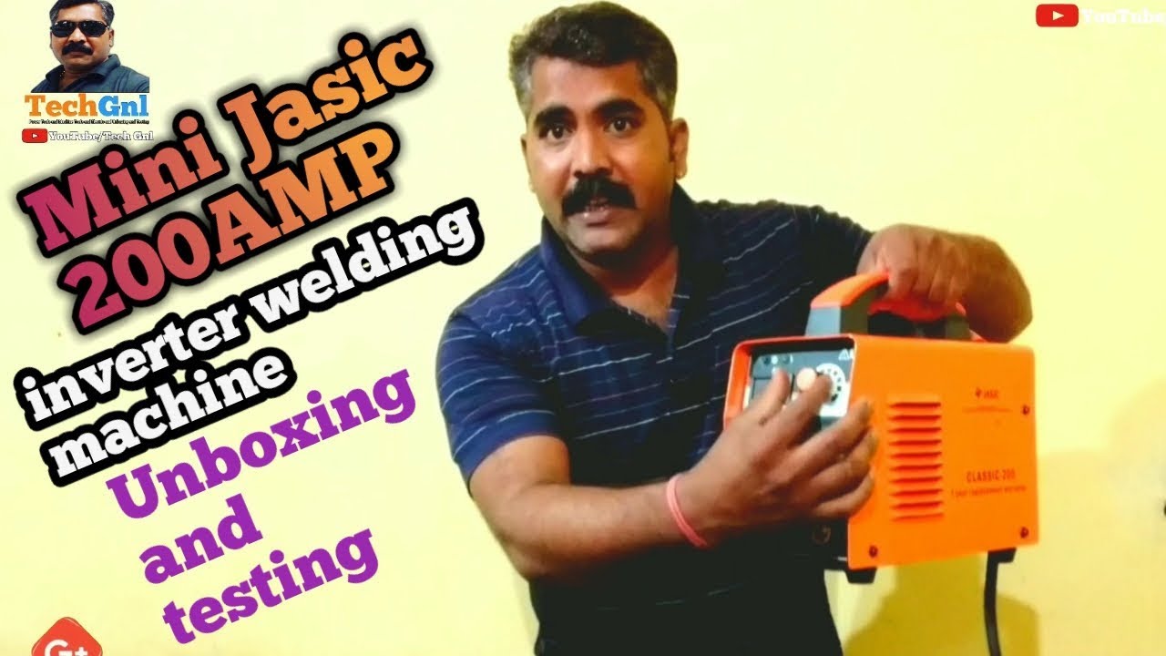 Mini jasic 200AMP inverter welding machine in Hindi Video YouTube