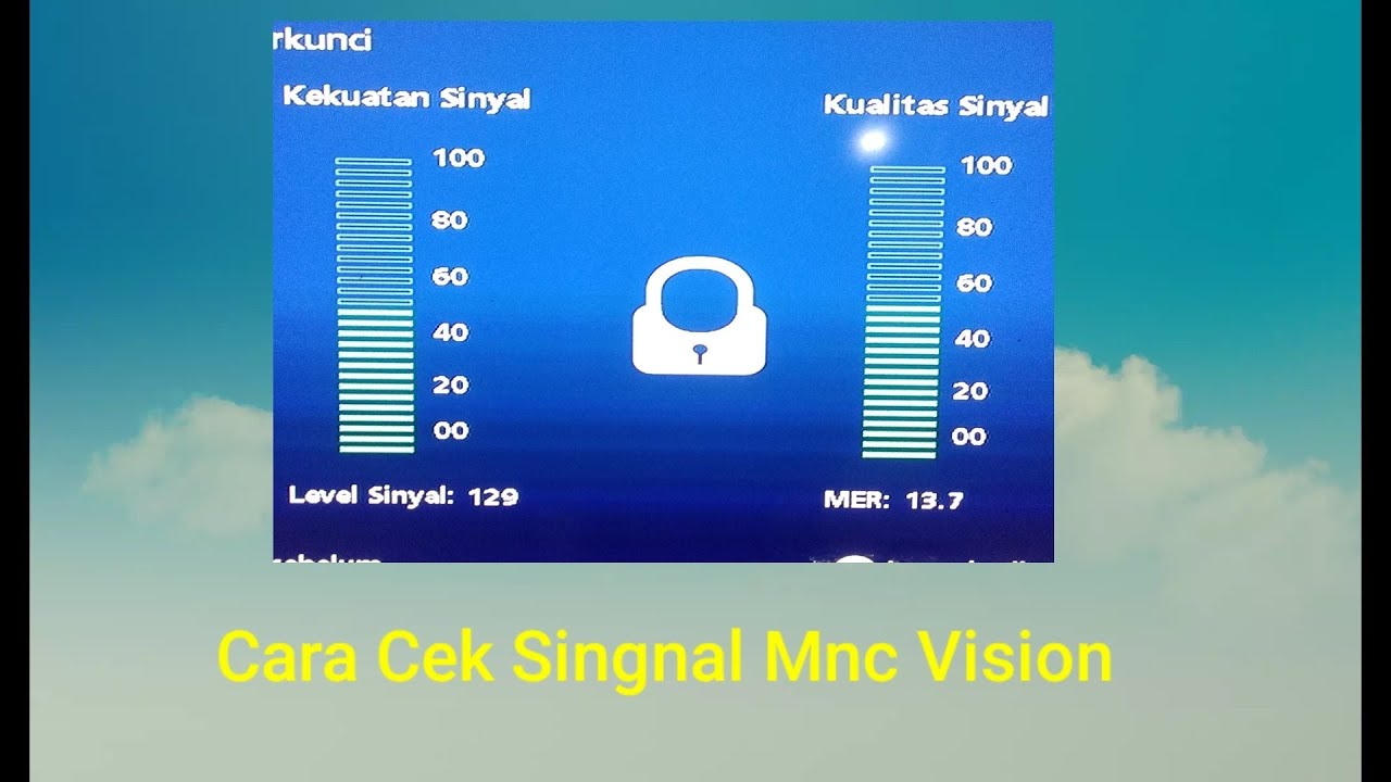 CARA CEK SIGNAL MNC VISION YouTube