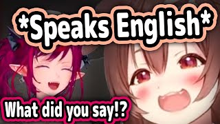 Korone Suddenly Speaks English And Caught IRyS Off-Guard【Hololive】