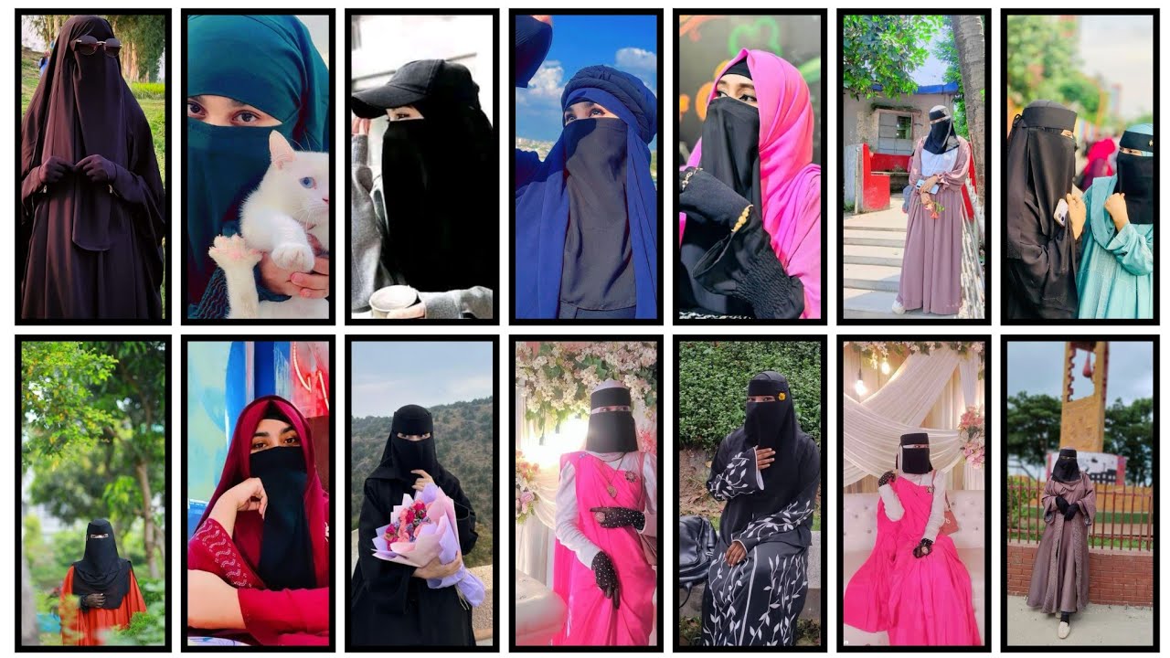 hijab girl dpz 🥰naqab dpz collection 😍 black burqa girls dpz 😍muslim girl dpz