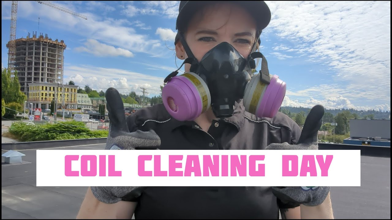 Daikin Evaporator Coil Cleaning at a Doggie Daycare using the Jet Gun