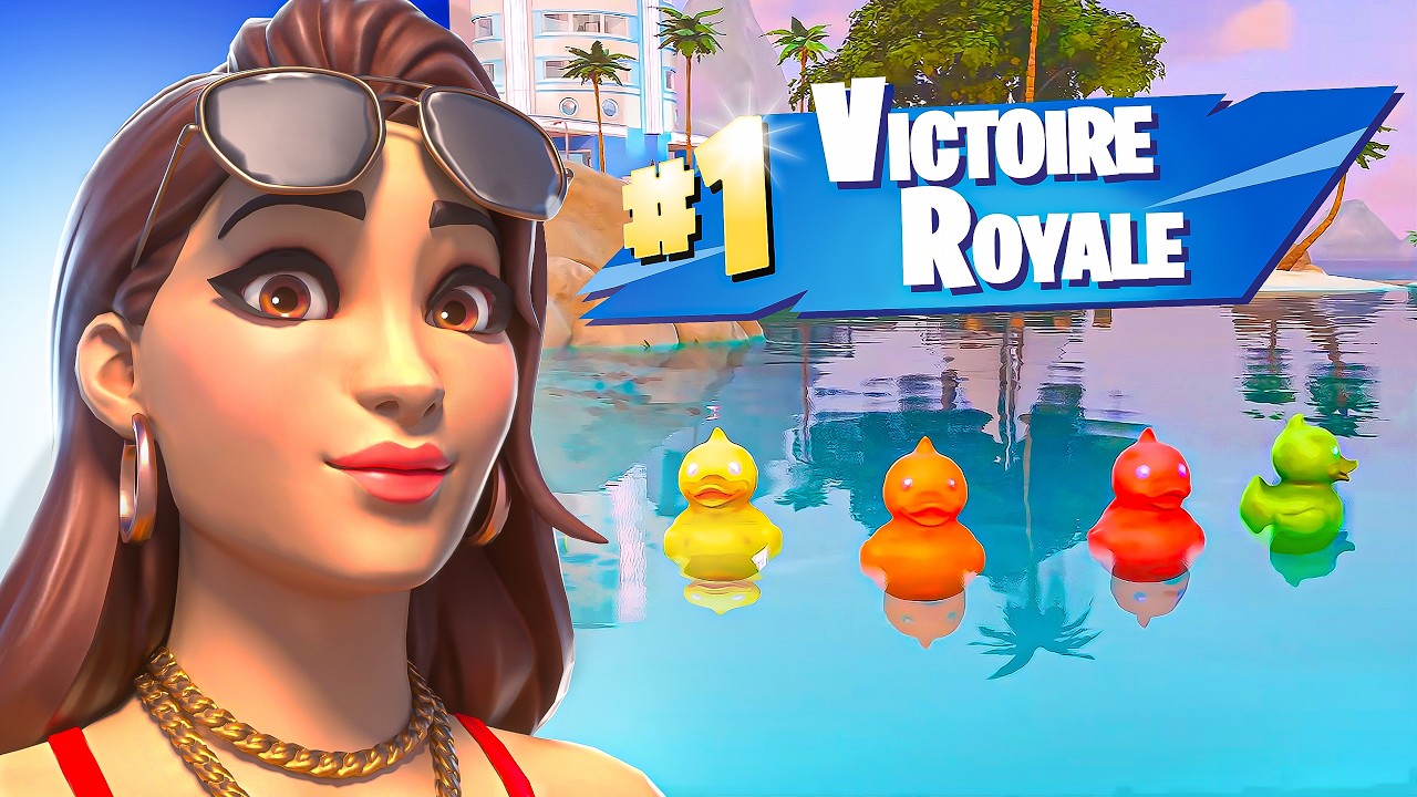 Le DÉFI de la COURSE aux CANARDS LÉGENDAIRE sur FORTNITE ! 🦆