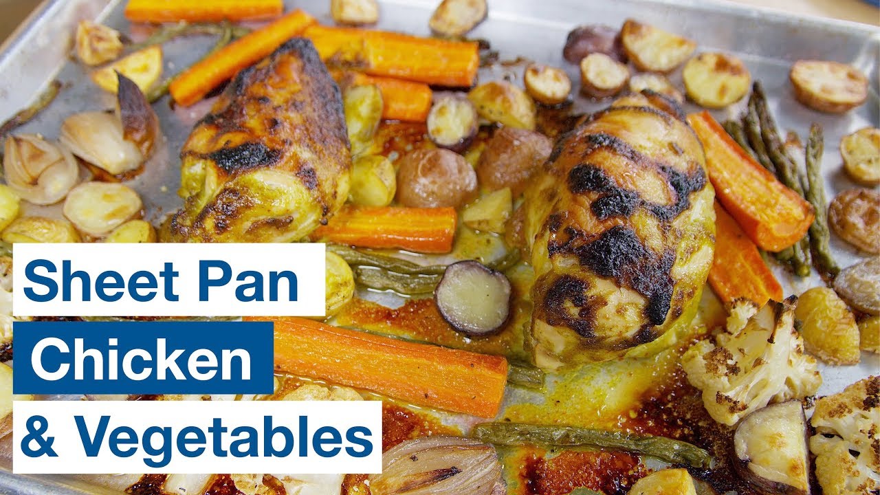 ������ Sheet Pan Lemon Chicken Recipe Tray Bake - YouTube