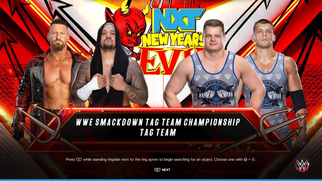 WWE 2K23 SMACKDOWN TAG TEAM CHAMPIONSHIP YouTube