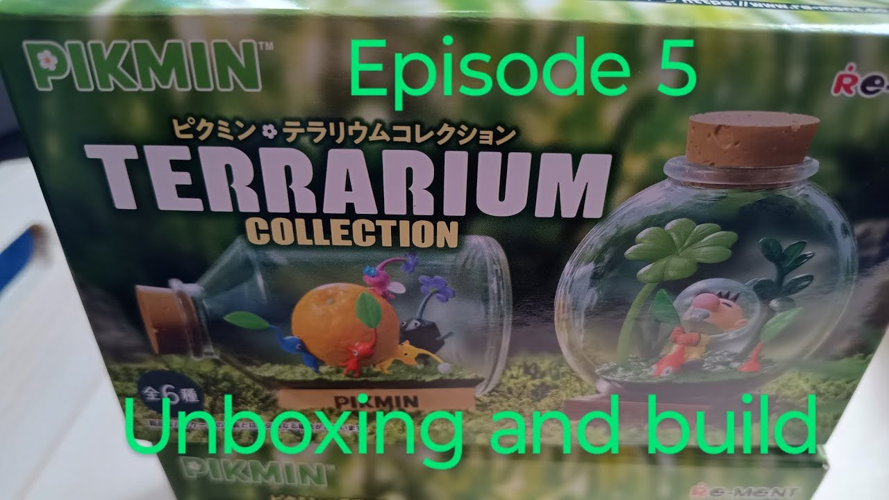 Pikmin Terrarium collection Episode 5 #unboxing #pikmin #nintendo
