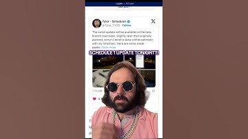 SCHEDULE 1 UPDATE TODAY?! 😱 #gaming #schedule1 #update #fyp #viral #streamer #gamer