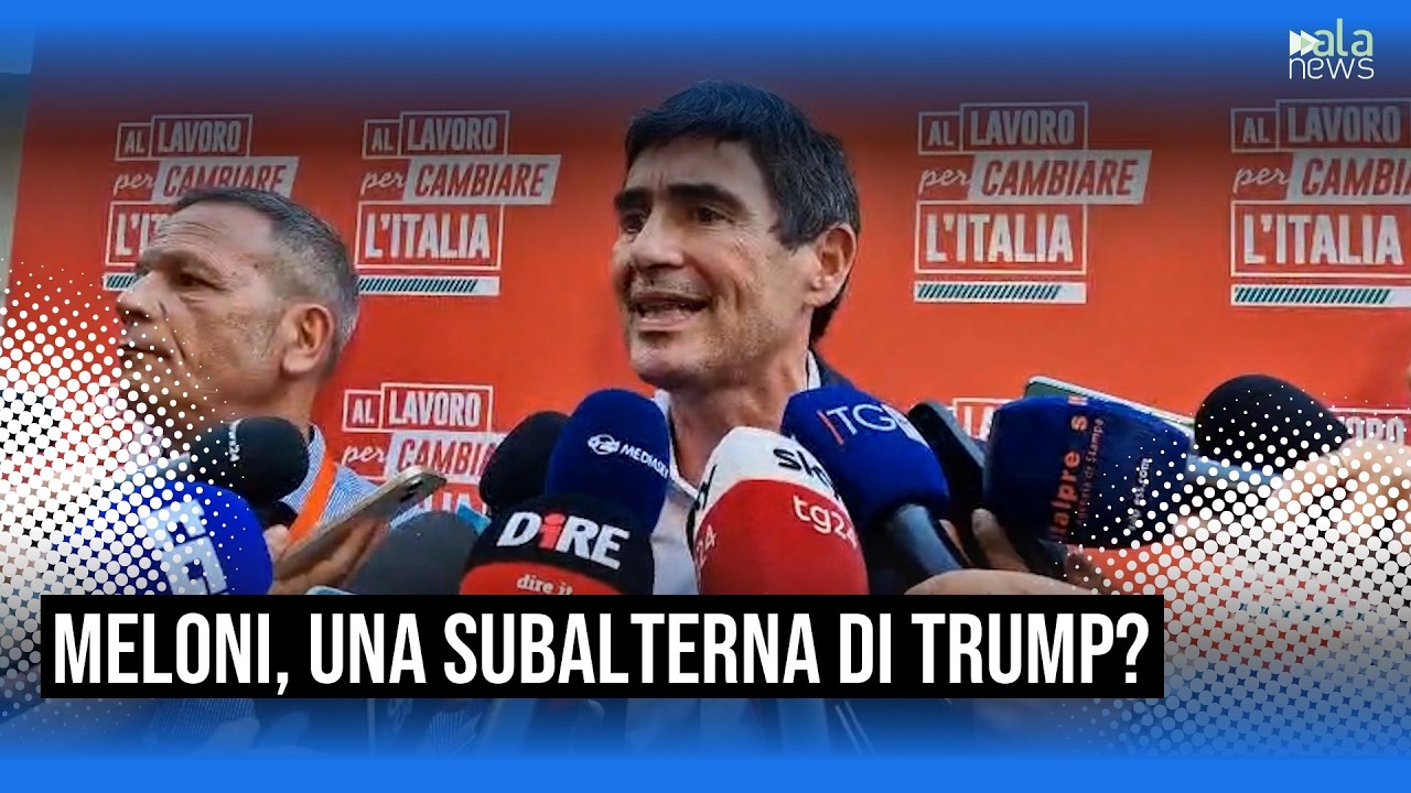Fratoianni: "Meloni resta subalterna a Trump"