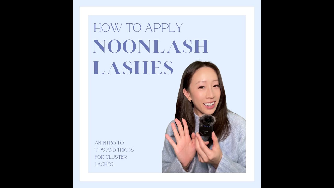 HOW TO APPLY CLUSTER LASHES - YouTube