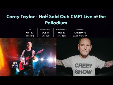 Slipknot and Stone Sour vocalist Corey Taylor to livestream his show in London, England