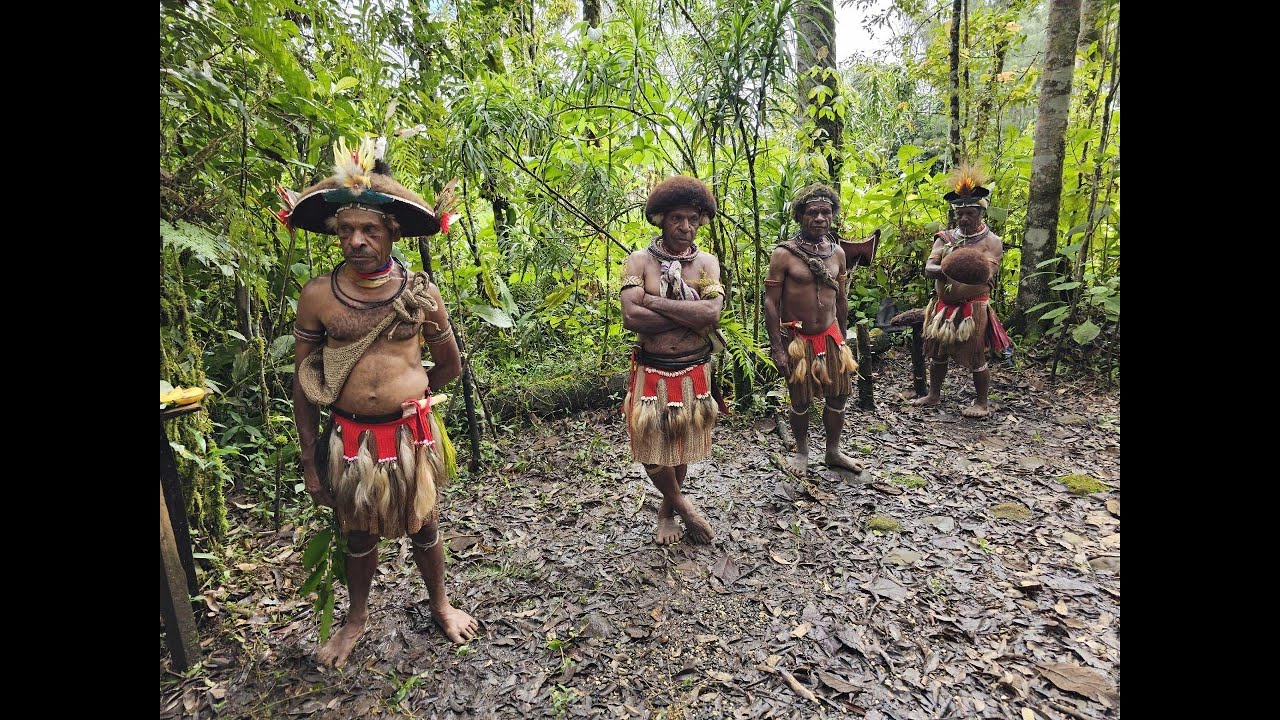 Huli Tribe Initiation: Sacred Water Spitting Ceremony & Wig-Making Tradition | Papua New Guinea