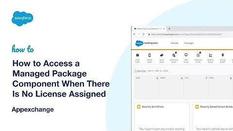 How to Access a Managed Package Component without a License Assigned | Salesforce AppExchange