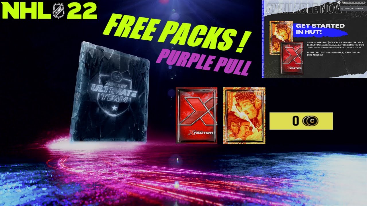 FREE NHL PLAYERS PACK & X-FACTOR | 94+ PULL! | NHL 22 HUT PACK OPENING #51