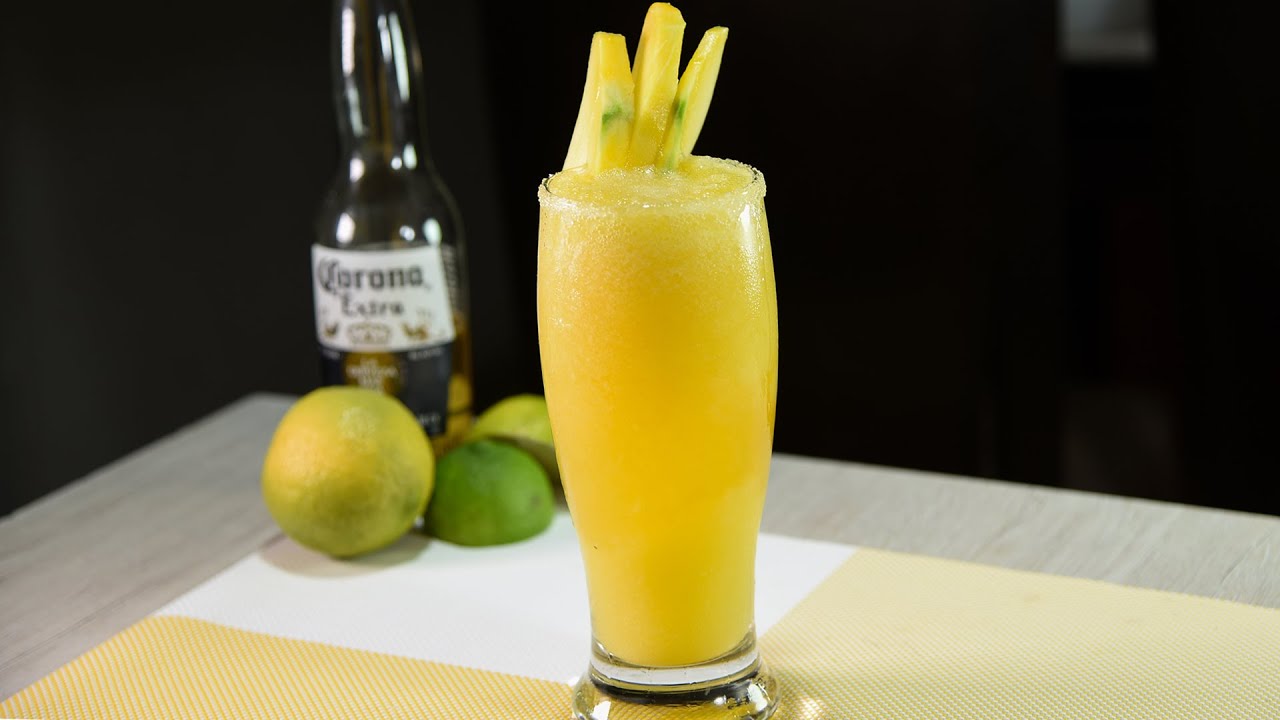 RECETA MICHELADA DE MANGO - YouTube