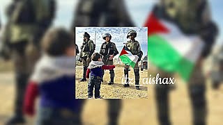 My blood is Palestinian (دمي فلسطين dammi falastini) with reverb