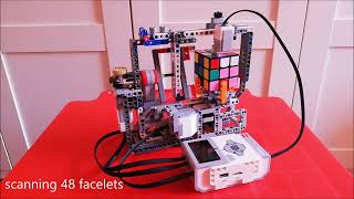 Lego EV3 Rubik&#39;s Cube solving 5F