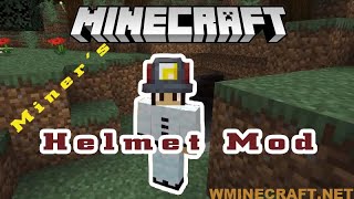 Miner’s Helmet Mod for Minecraft 1.16.4-1.15.2-1.12.2 (Helmet super useful)