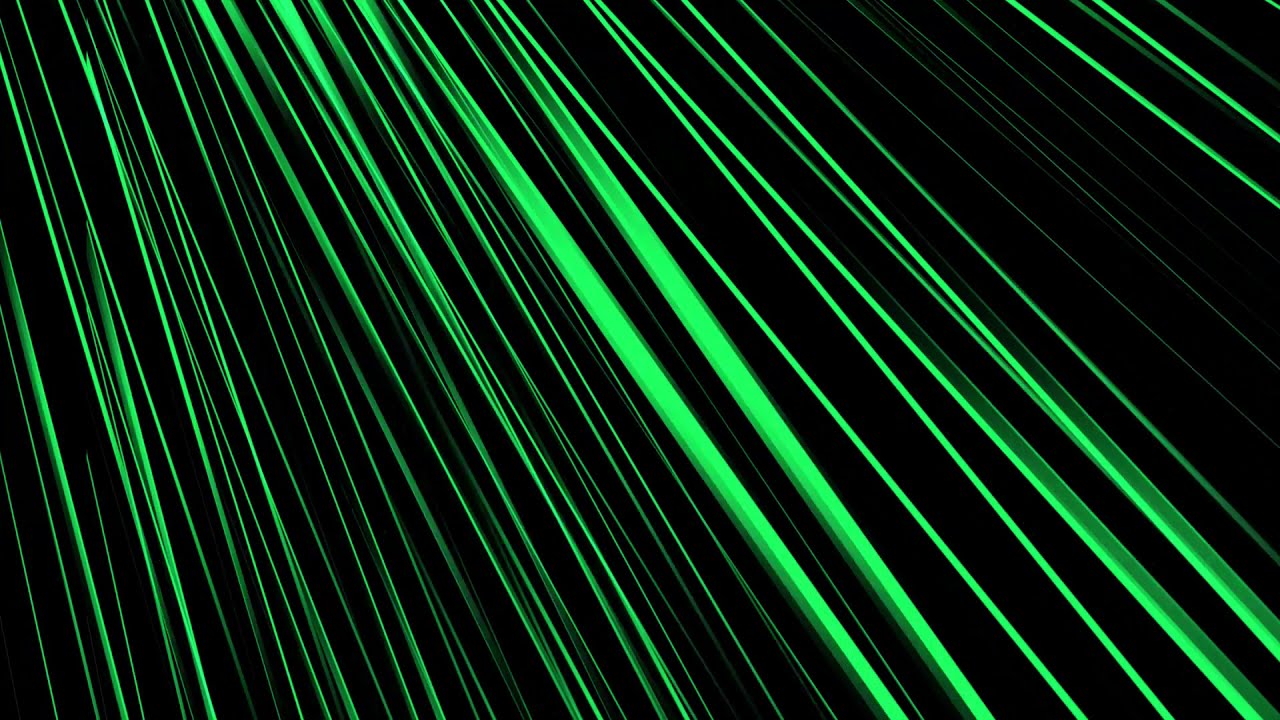 Green Lines Animation Background || Speed Lines Effects || Green Screen