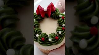 Christmas Wreath Cupcakes