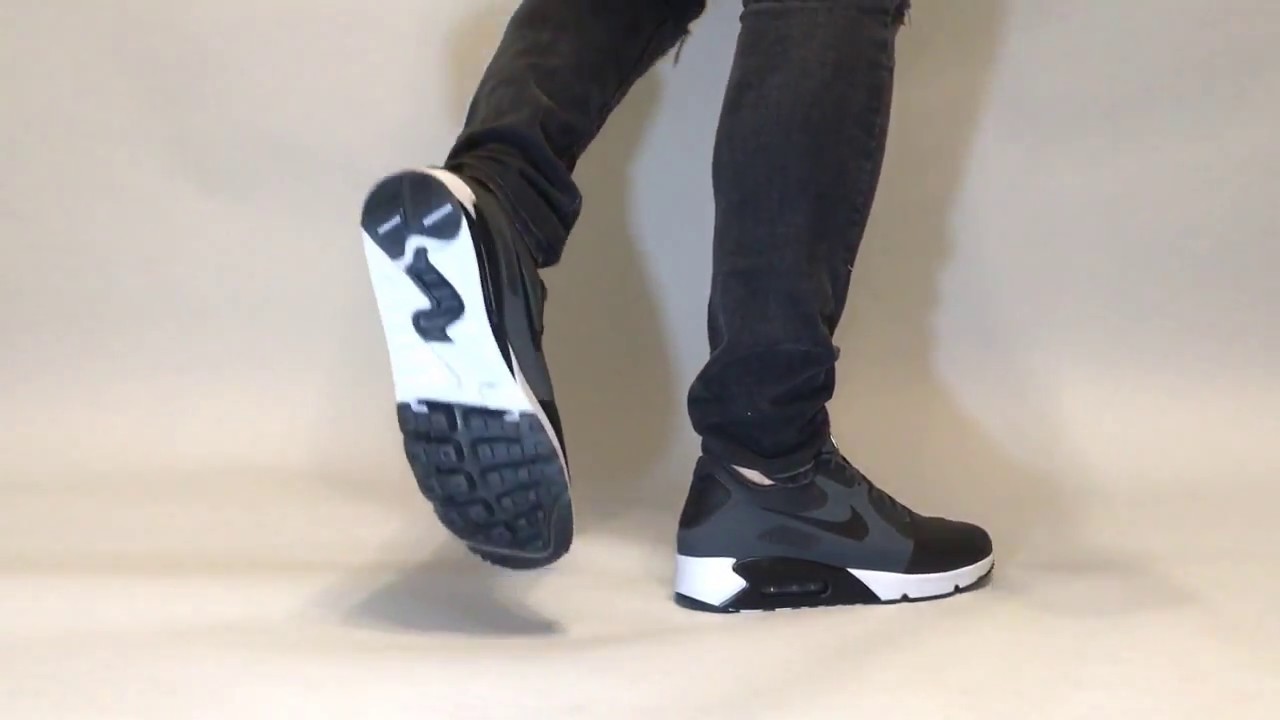 methodologie stereo Onbemand Nike Air Max 90 Ultra 2.0 SE Black on feet - YouTube