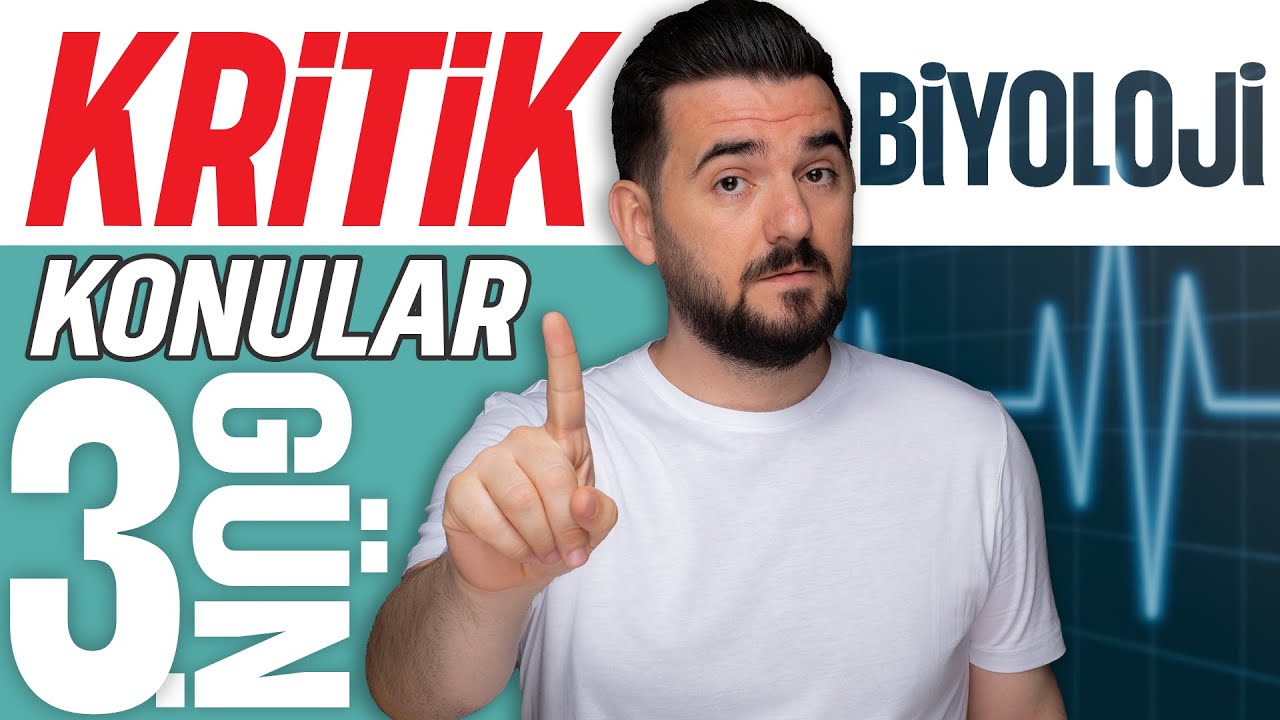 TYT biyoloji kritik konular kampı | 2026 - 2027 | 12 GÜNDE (Gün-3 Enzim-Nükleik Asit- ATP)