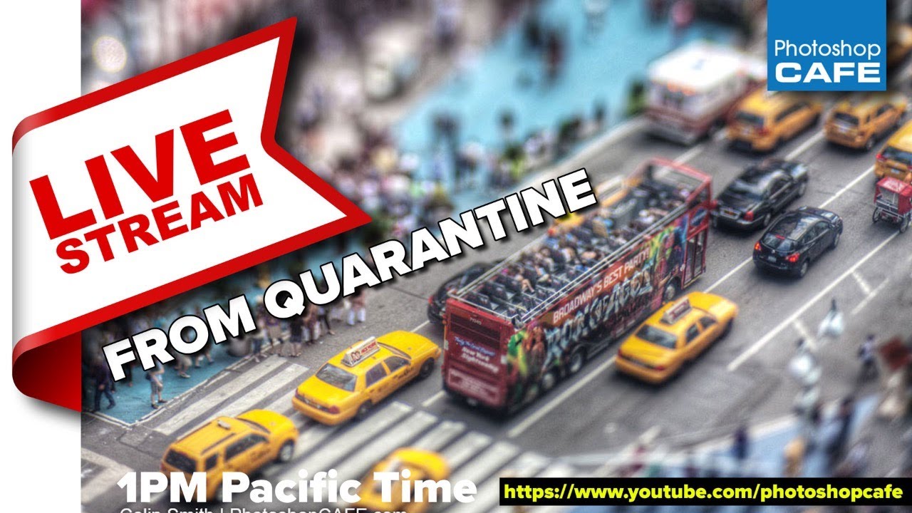 LIVE from Quarantine: Instant Photoshop photo effects to Impress