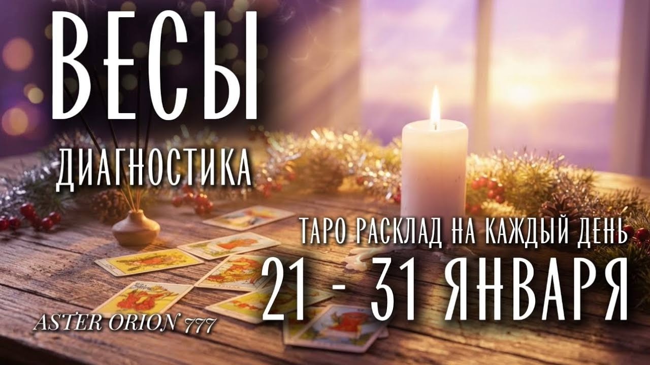 ♎️ ВЕСЫ ❄️ 21 - 31 Января 2026 ❄️ Что Вас ждёт?