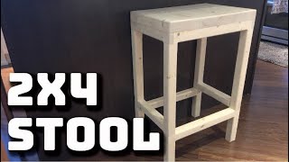 How To Build An Awesome Stool With Just 2x4s (DIY Project)