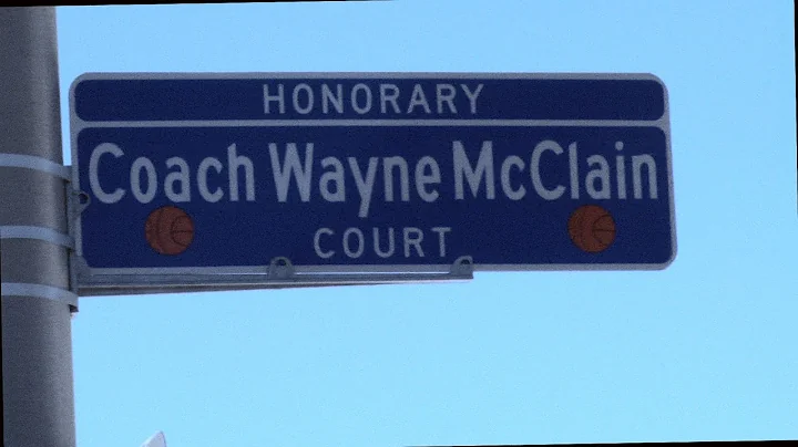 Wayne McClain Honorary Street Naming
