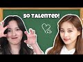 TWICE being the queens of the english language for 8 minutes "straight"