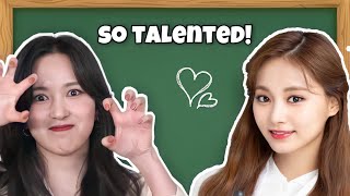 TWICE being the queens of the english language for 8 minutes 