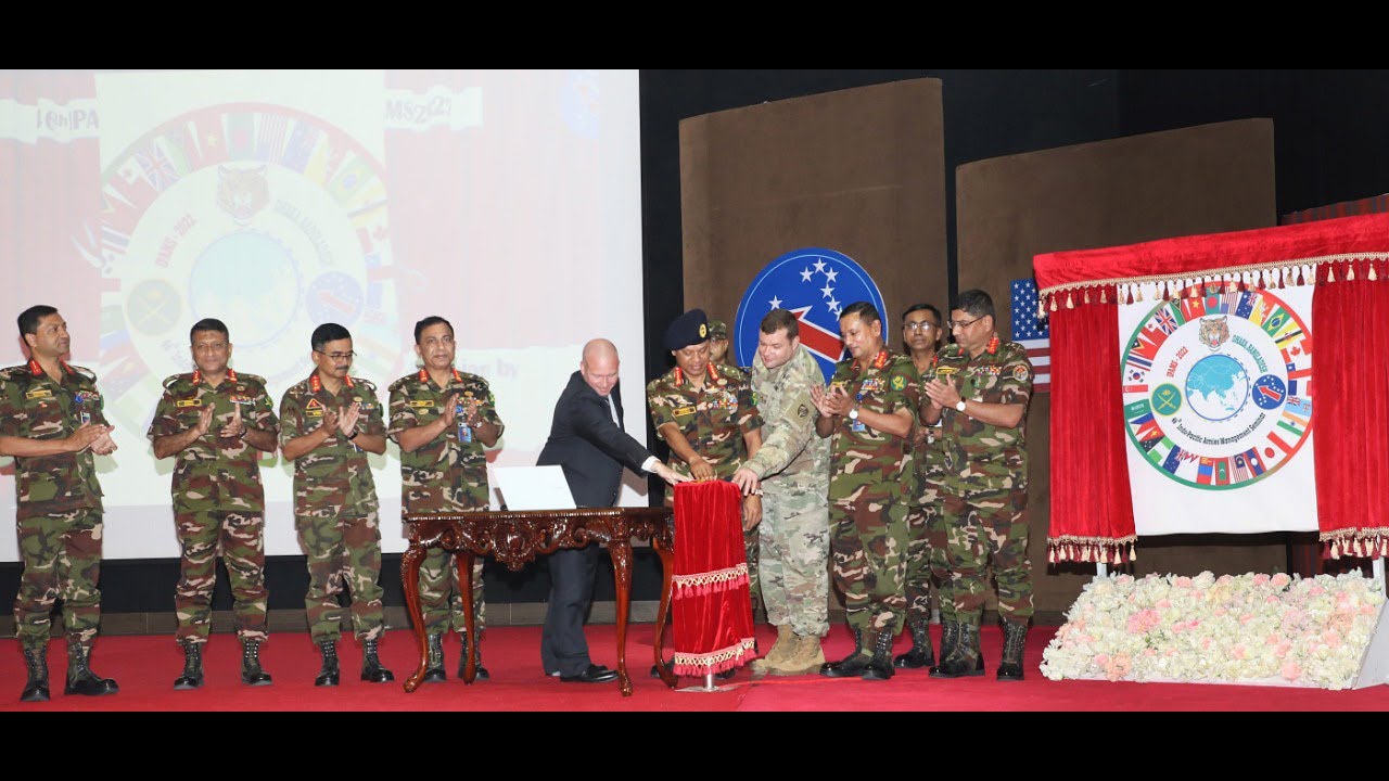 Army Chief General S M Shafiuddin Ahmed unveils logo and website of 46th IPAMS